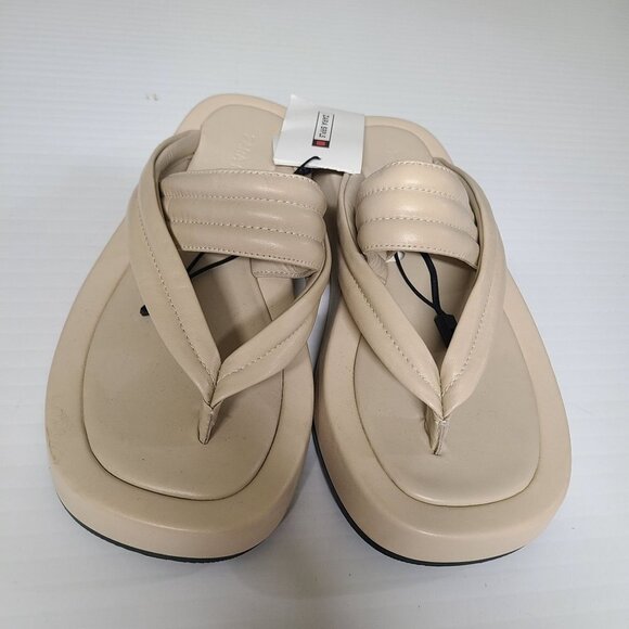 ZARA SNDL 10 BEIGE SIZE 6 | 4603/110 - Picture 6 of 9